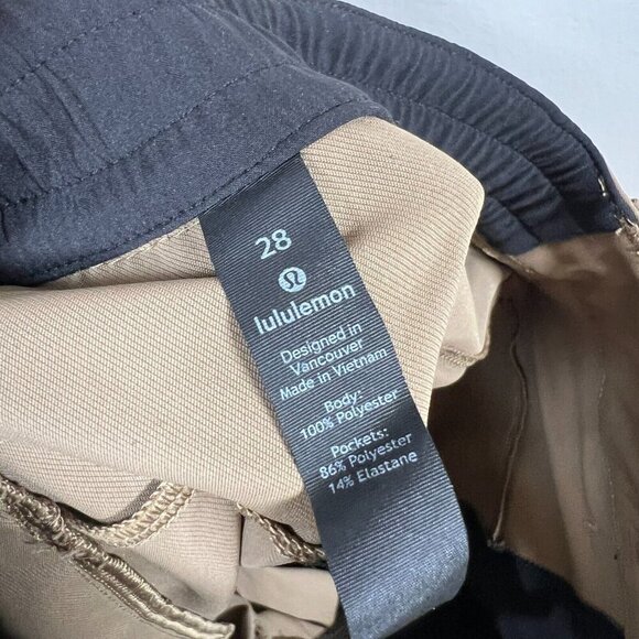 Lululemon Mile View Pant Mens Size 28 Frontier Brown Travel Work Water Repellent - Picture 3 of 12